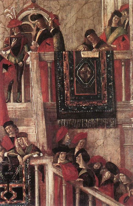 CARPACCIO, Vittore Meeting of the Betrothed Couple (detail) dfg